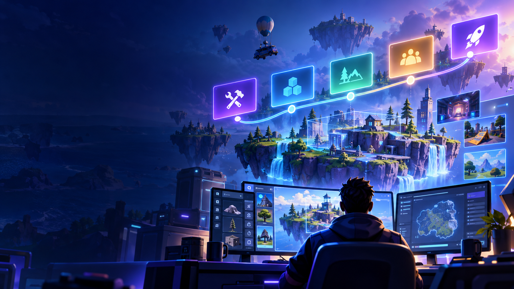 Fortnite creator roadmap with island preview and feature milestones